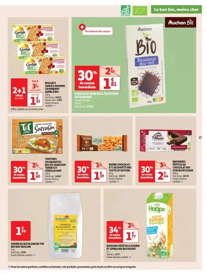 Tout le bio à prix sain du 13 mai au 25 mai 2025 - Catalogue page 17