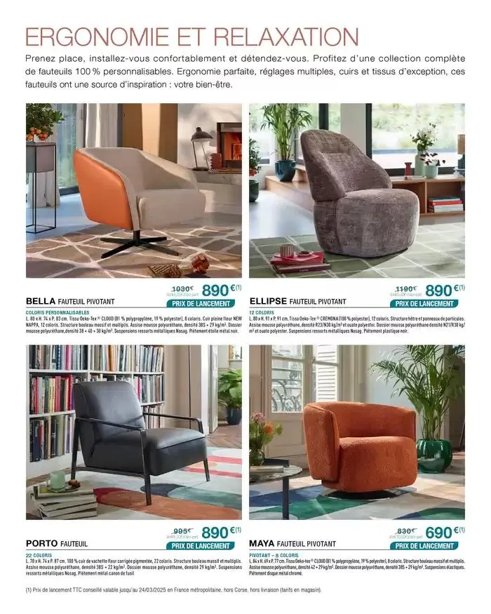 PRIX DE LANCEMENT EXCEPTIONNELS du 31 mars au 31 décembre 2025 - Catalogue page 22