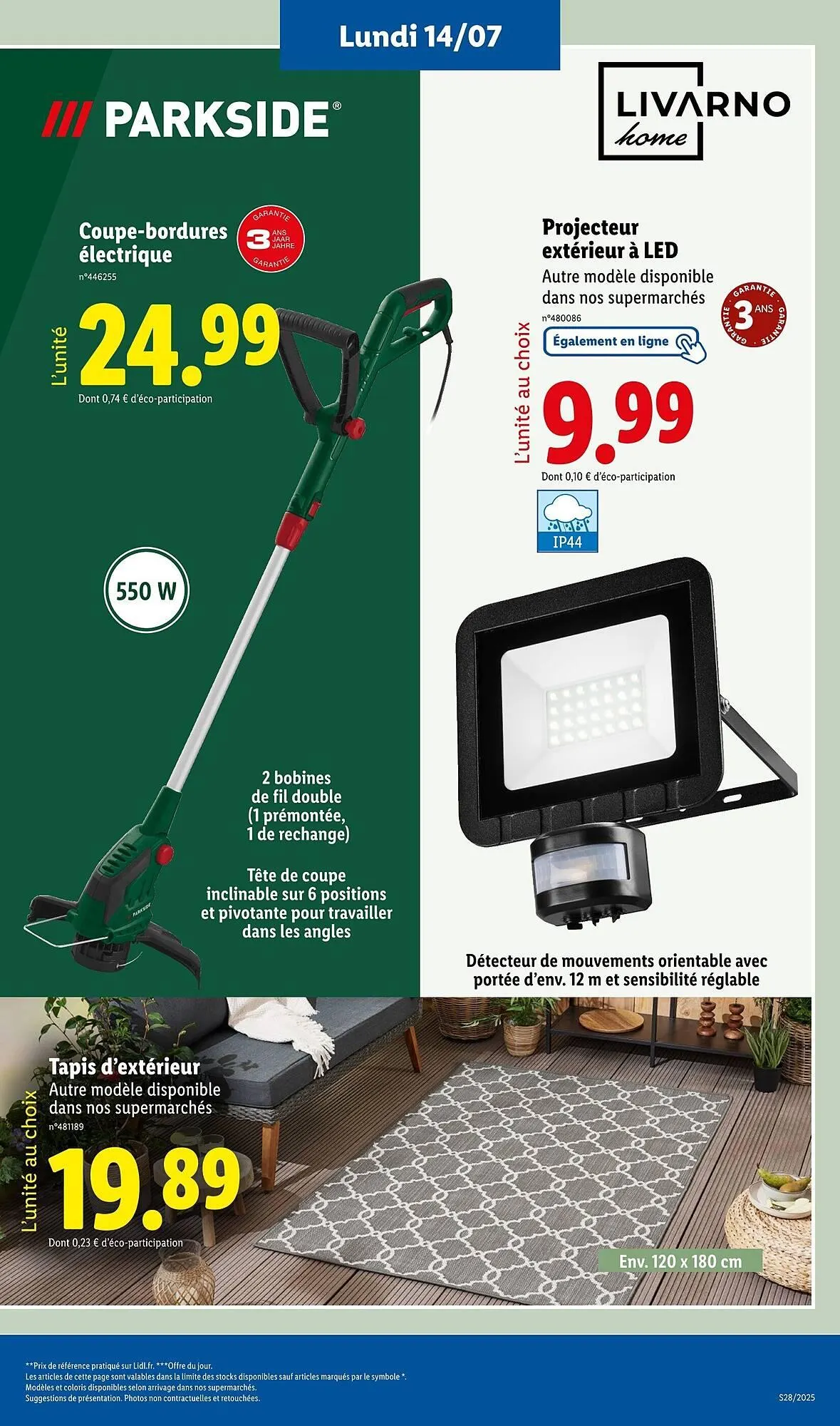 Catalogue Lidl du 10 juillet au 14 juillet 2025 - Catalogue page 35