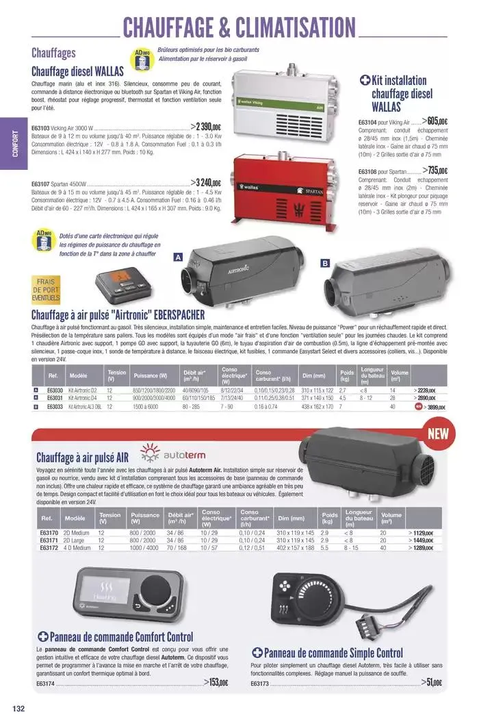 Catalogue Accastillage Diffusion 2025 du 1 janvier au 31 décembre 2025 - Catalogue page 134