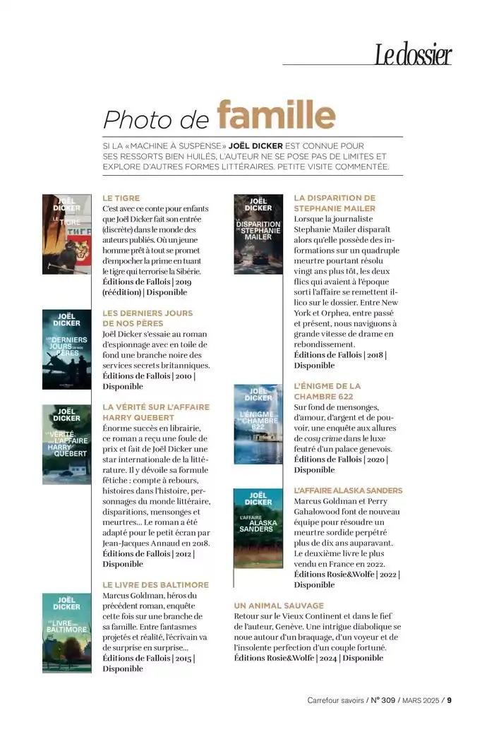 A CHACUN SA CULTURE du 3 mars au 31 mars 2025 - Catalogue page 9