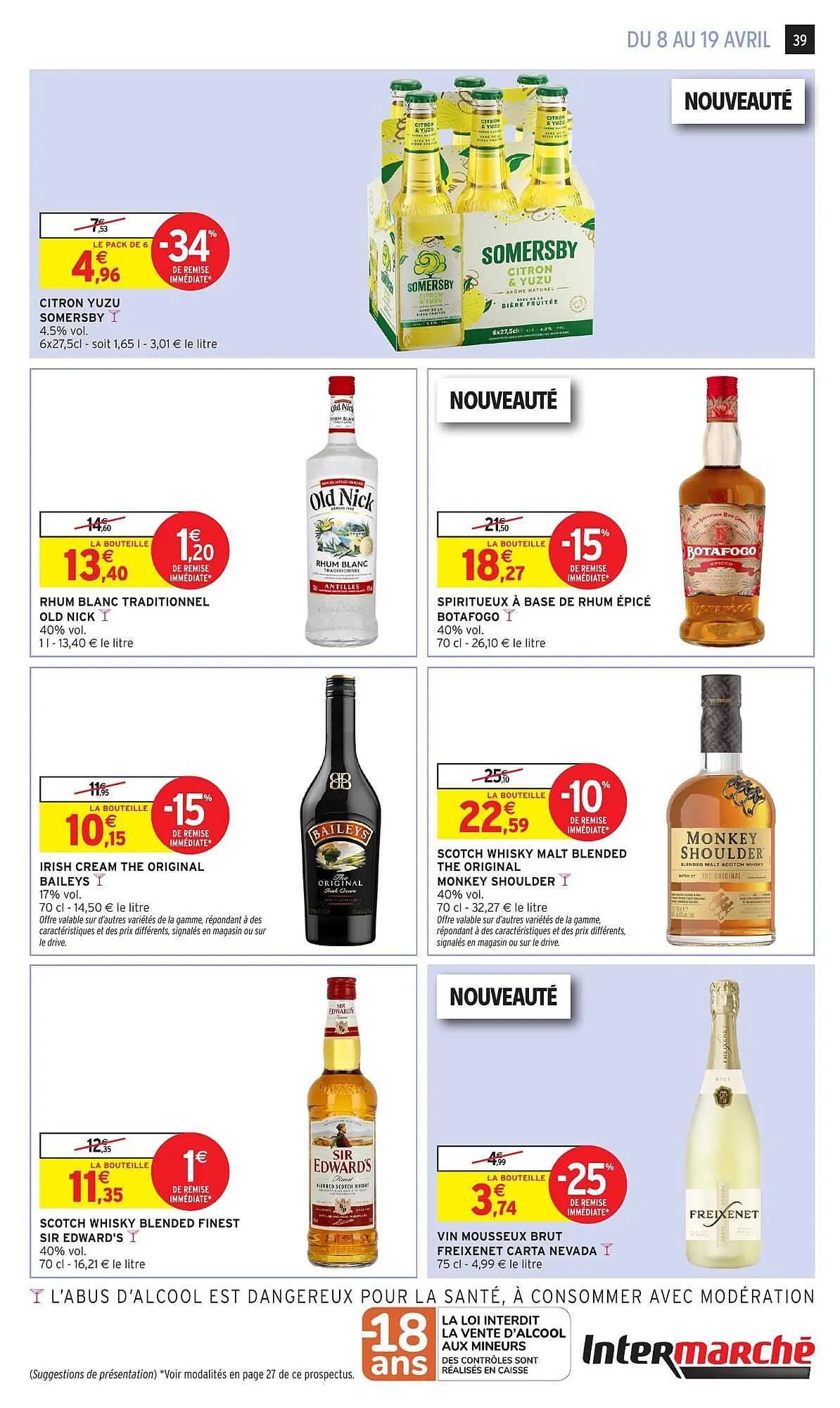 Catalogue Intermarché du 8 avril au 19 avril 2026 - Catalogue page 39