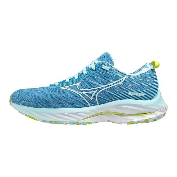 Chaussures Mizuno Wave Rider 26 Roxy bleu blanc femme