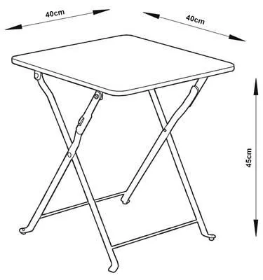 Table pliante Vegårshei