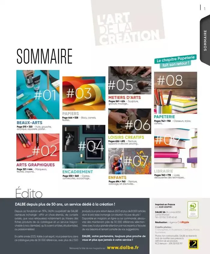 CATALOGUE DALBE 2025 du 27 janvier au 31 décembre 2025 - Catalogue page 3