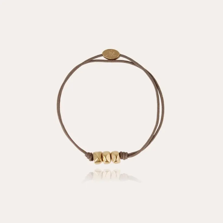 Cailloux men bracelet gold