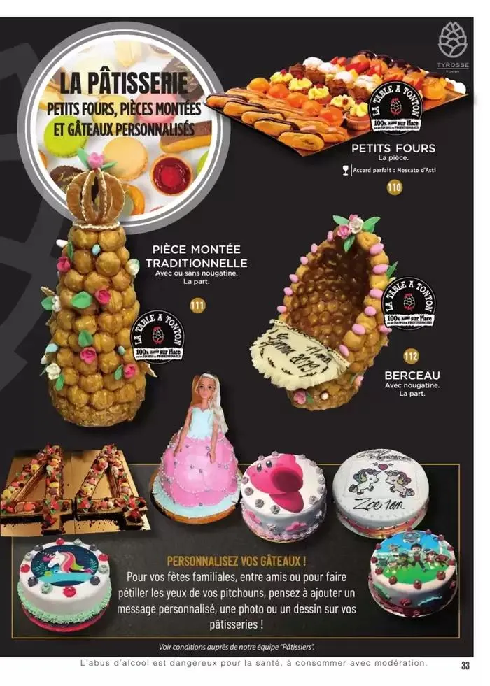 CARTE TRAITEUR PERMANENTE du 3 janvier au 31 décembre 2025 - Catalogue page 26