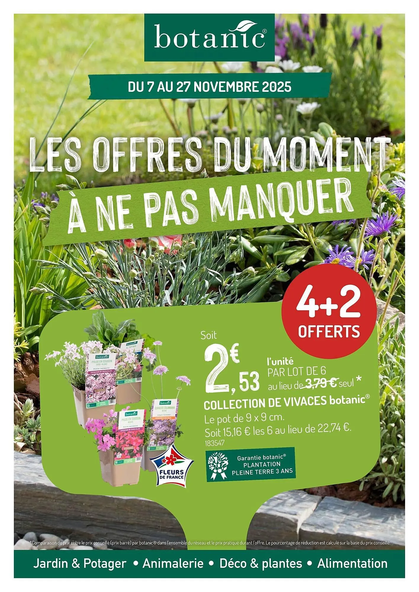 Catalogue Botanic du 7 novembre au 27 novembre 2025 - Catalogue page 1