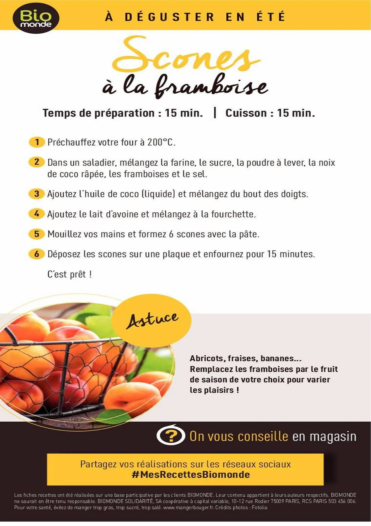 Catalogue Biomonde du 10 mai au 31 août 2023 - Catalogue page 13