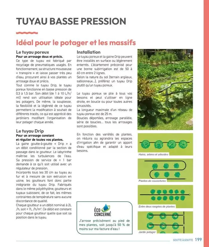 Les plaisir de l'eau Piscine,Spa,Arrosage du 10 mars au 31 décembre 2025 - Catalogue page 199