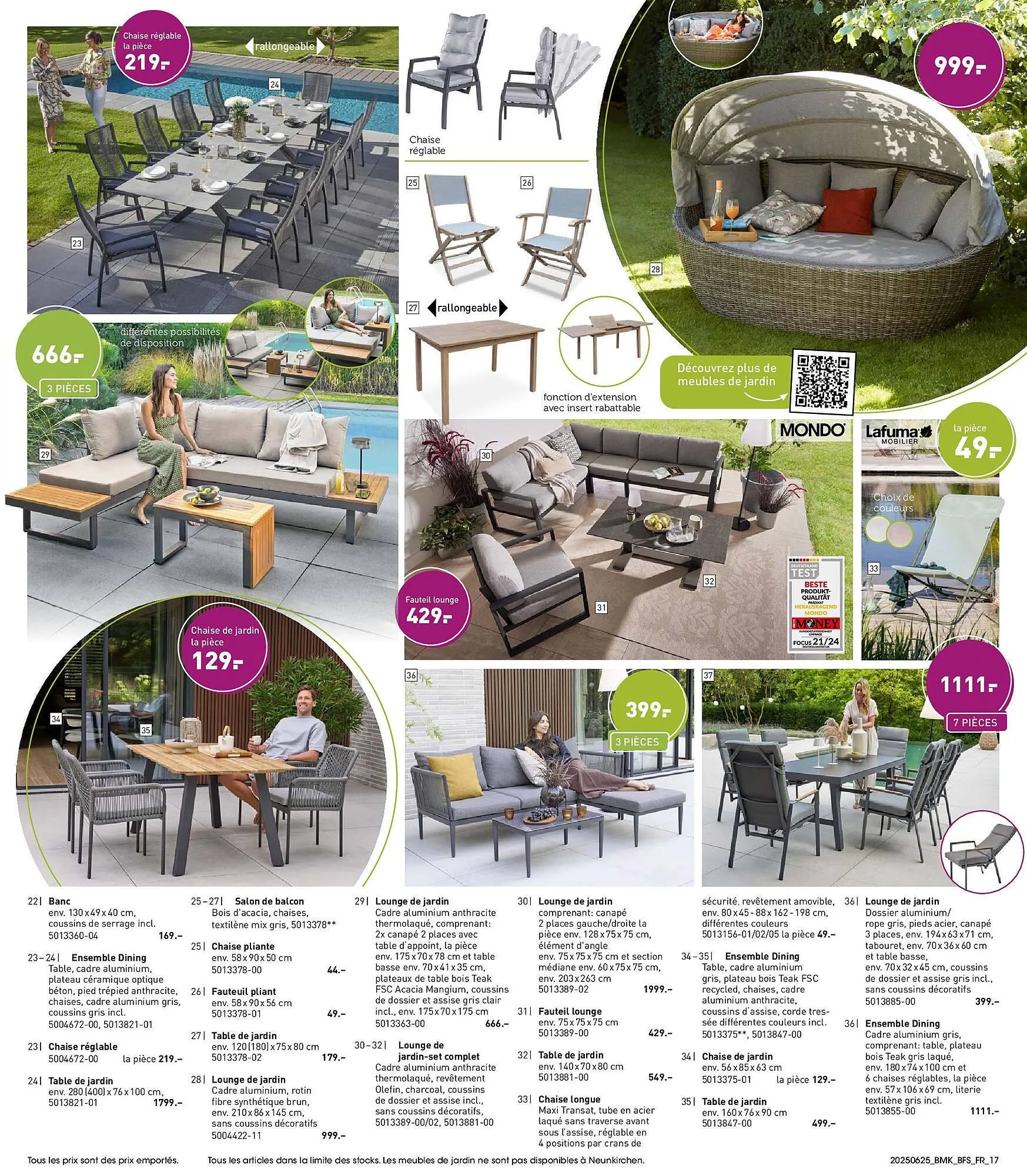 Catalogue Möbel Martin du 24 juin au 15 juillet 2025 - Catalogue page 17