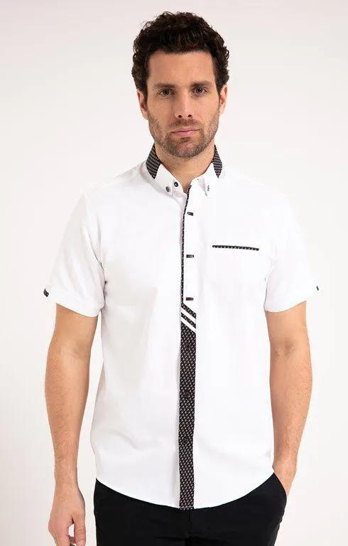 Chemise manches courtes PABLO UNI PAUL