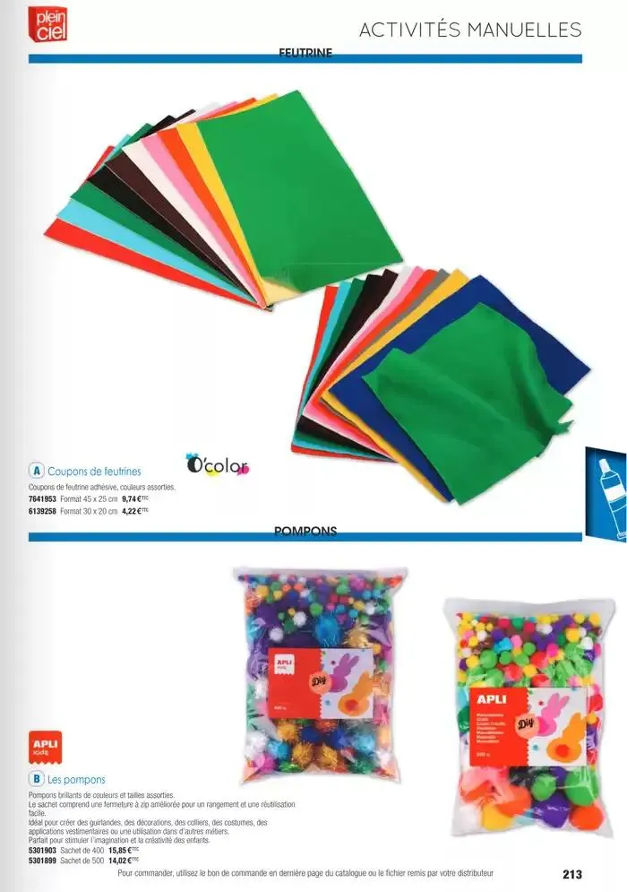 Écoles et loisirs 2025 du 1 janvier au 31 décembre 2025 - Catalogue page 213