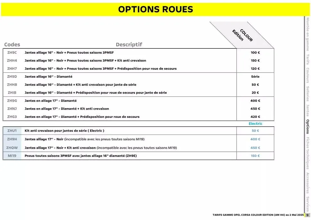 Opel Corsa du 12 mai au 12 mai 2026 - Catalogue page 9