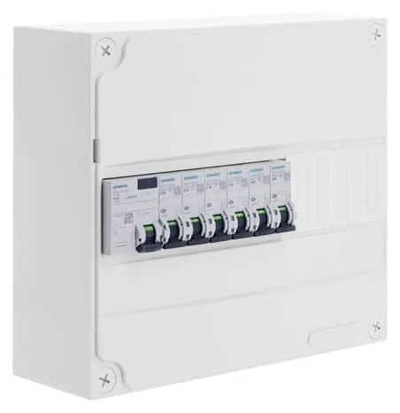 Tableau prééquipé 1 rangée 13 modules - Siemens