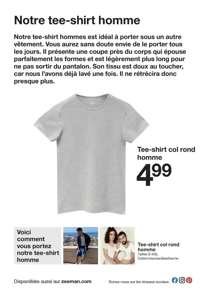 Nos basiques intemporels vont bien avec tout. du 3 mars au 14 mars 2025 - Catalogue page 4