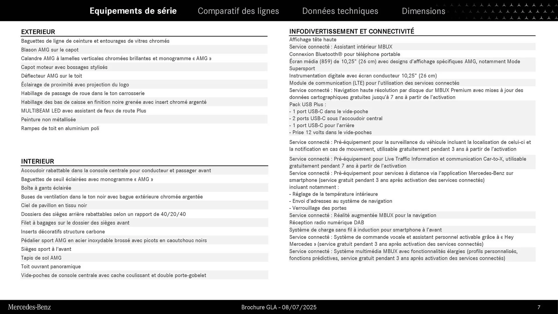 Catalogue Mercedes-Benz du 3 septembre au 3 septembre 2026 - Catalogue page 7