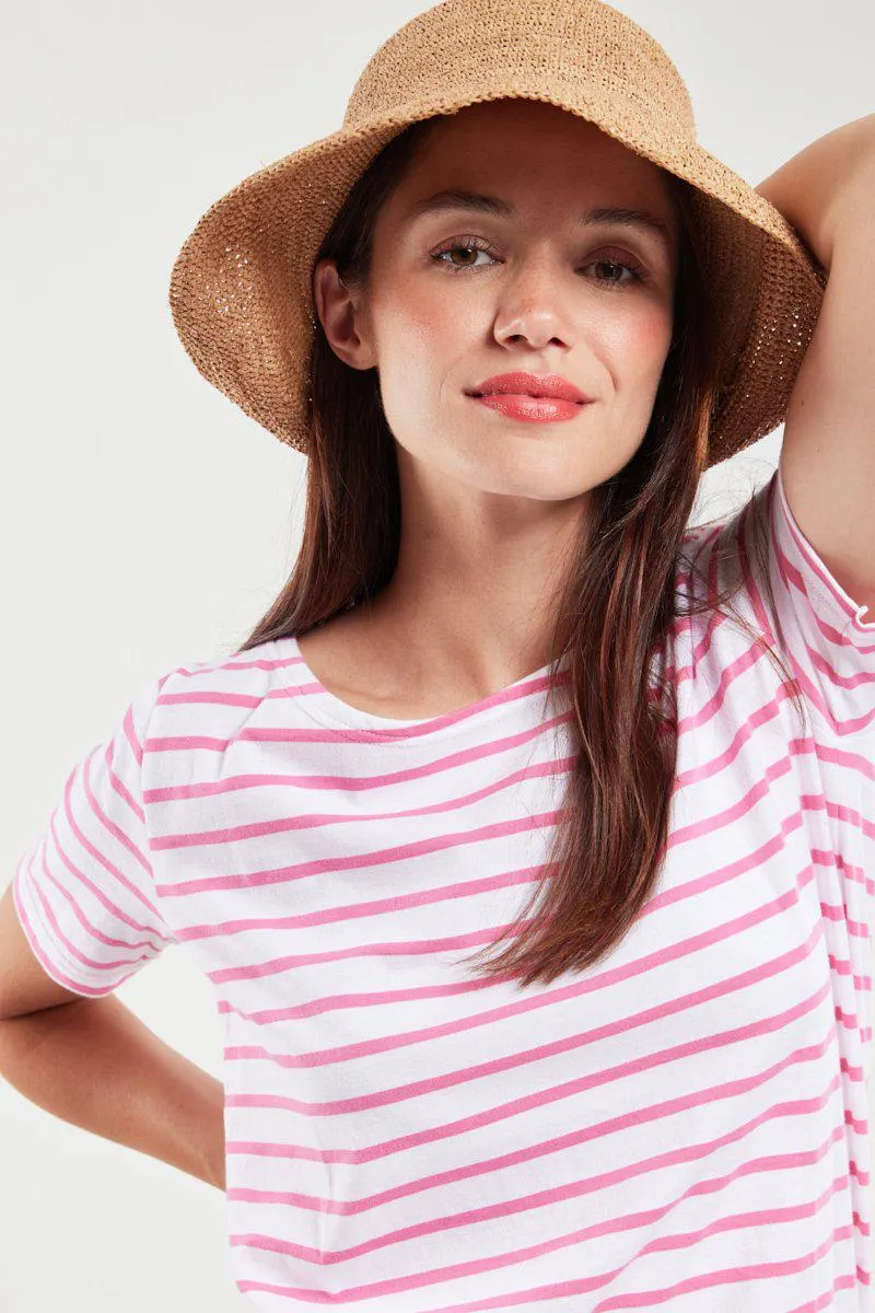 Marinière manches courtes - coton léger