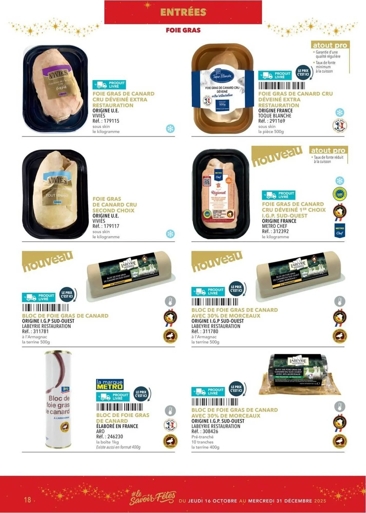 Catalogue METRO du 16 octobre au 31 décembre 2025 - Catalogue page 18