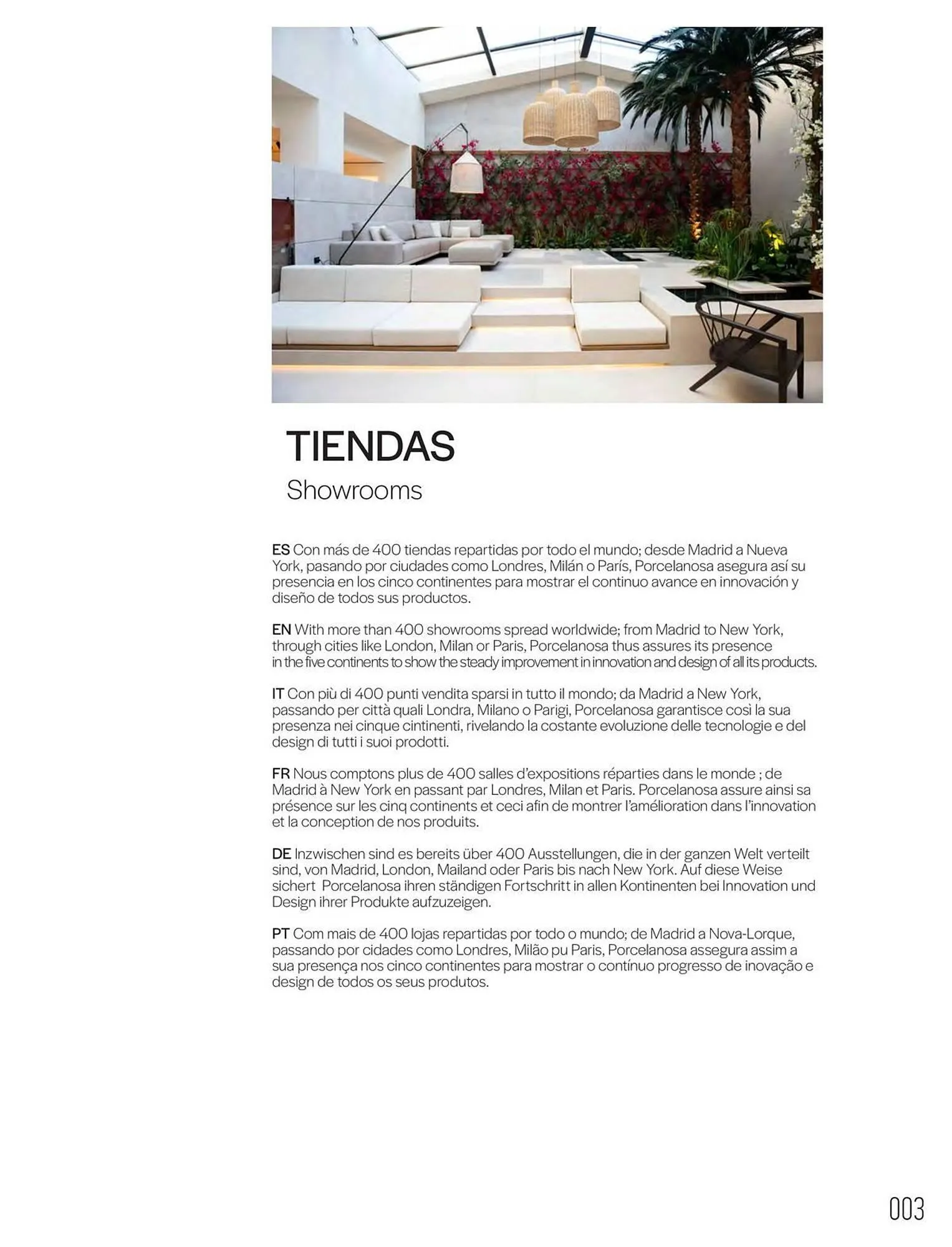 Catalogue Porcelanosa du 27 janvier au 31 décembre 2025 - Catalogue page 5