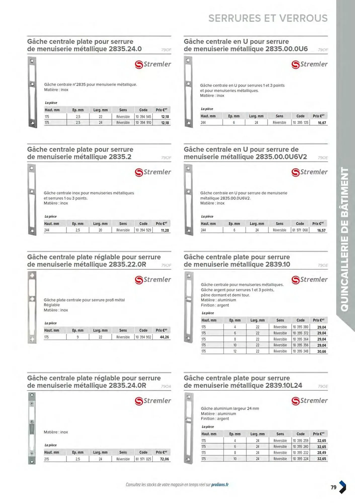 Catalogue Prolians du 11 mars au 31 décembre 2025 - Catalogue page 81