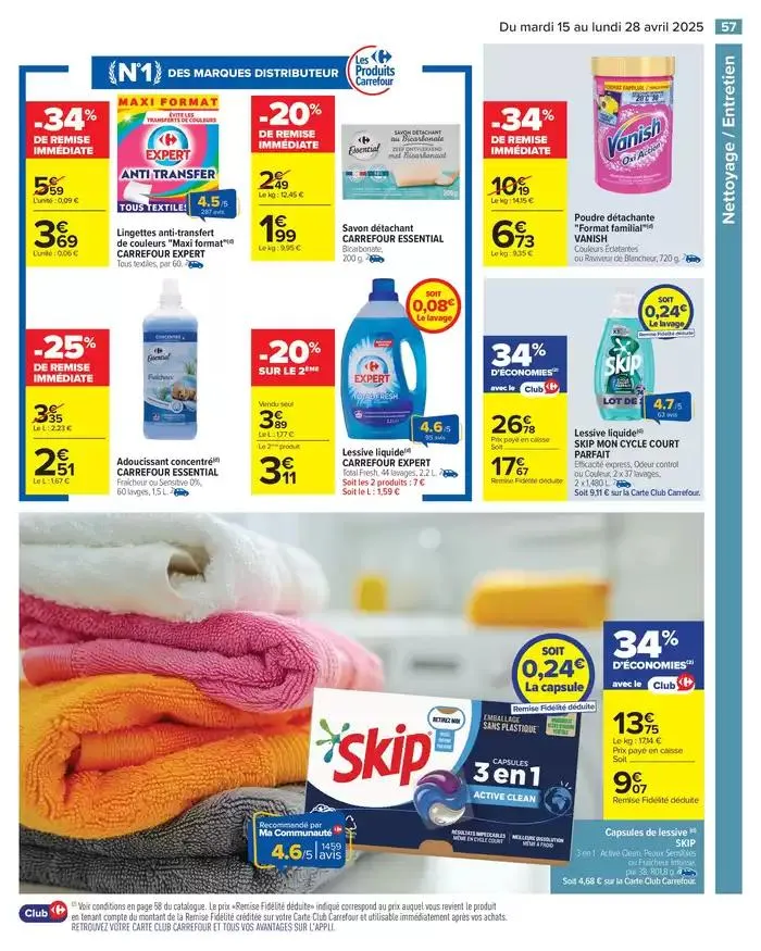 CRÊPES PARTY du 15 avril au 28 avril 2025 - Catalogue page 59