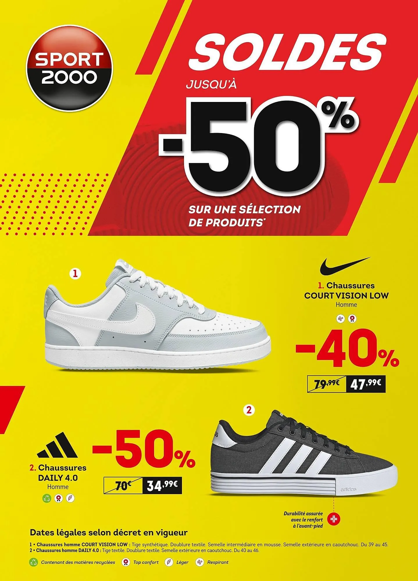 Catalogue Sport 2000 du 25 juin au 22 juillet 2025 - Catalogue page 1