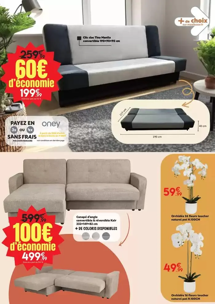 Catalogue mobilier Maxi Bazar du 4 mars au 30 mars 2025 - Catalogue page 7