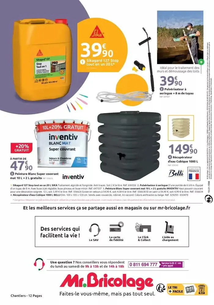 LES CHANTIERS NOUS RAPPROCHENT depuis 45 ans du 12 mars au 30 mars 2025 - Catalogue page 12