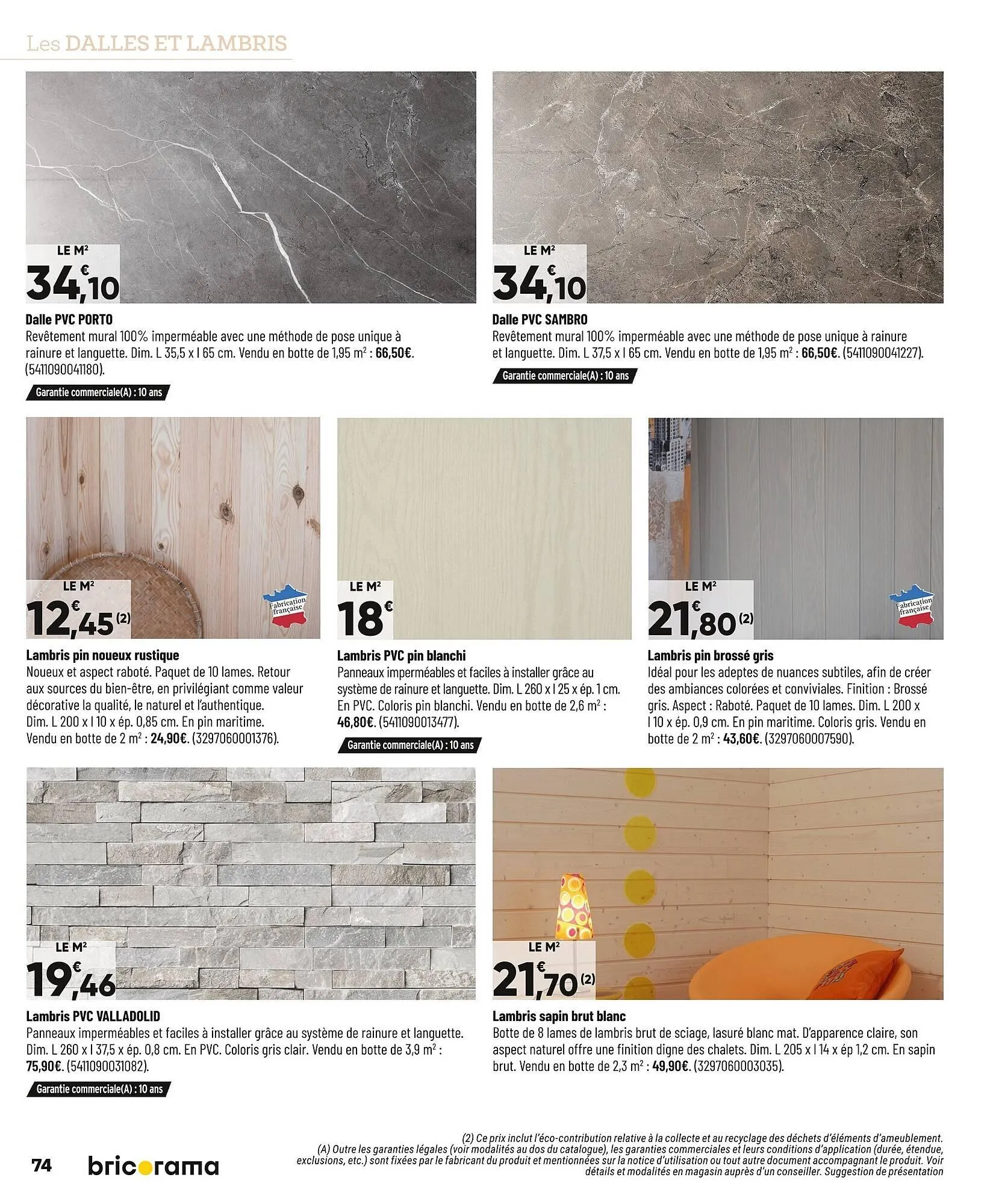 Catalogue Bricorama du 27 octobre au 7 décembre 2025 - Catalogue page 74