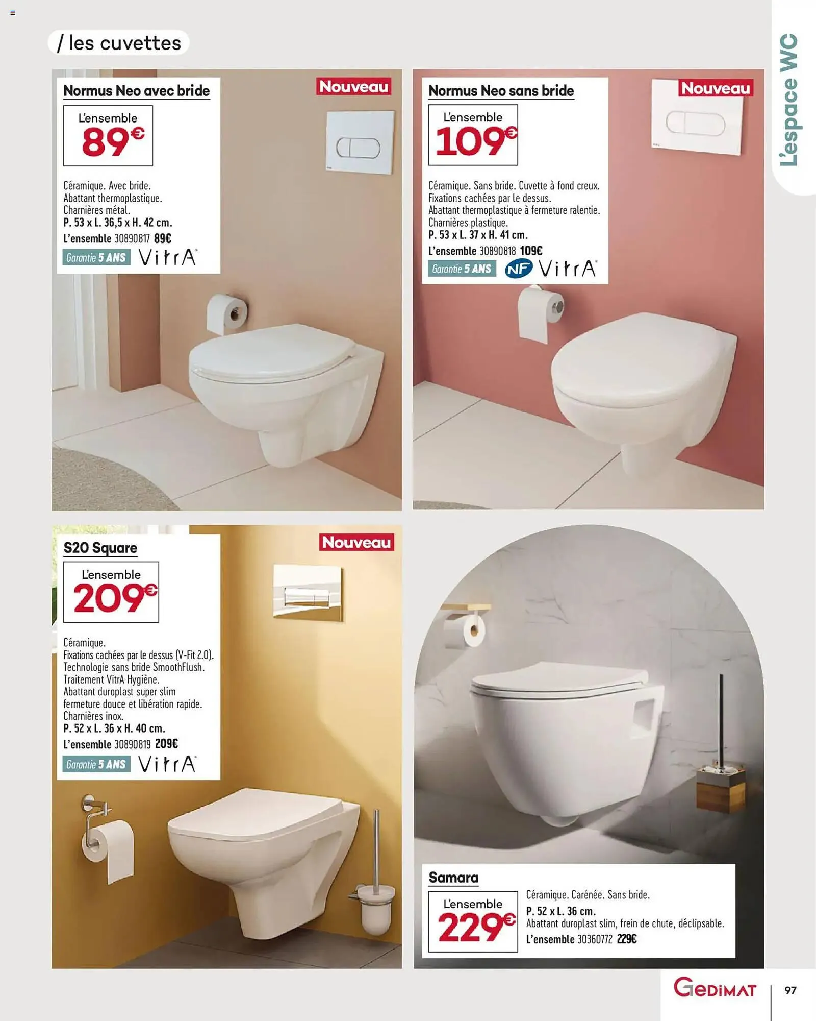 Catalogue Gedimat du 1 avril au 30 avril 2026 - Catalogue page 97