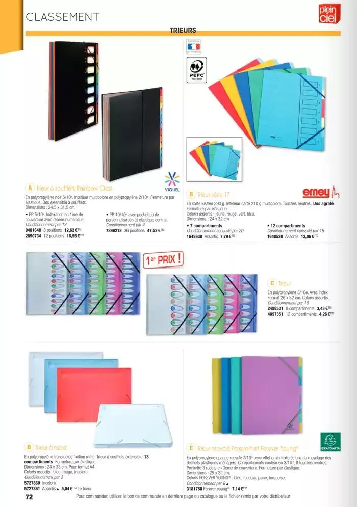Écoles et loisirs 2025 du 1 janvier au 31 décembre 2025 - Catalogue page 72
