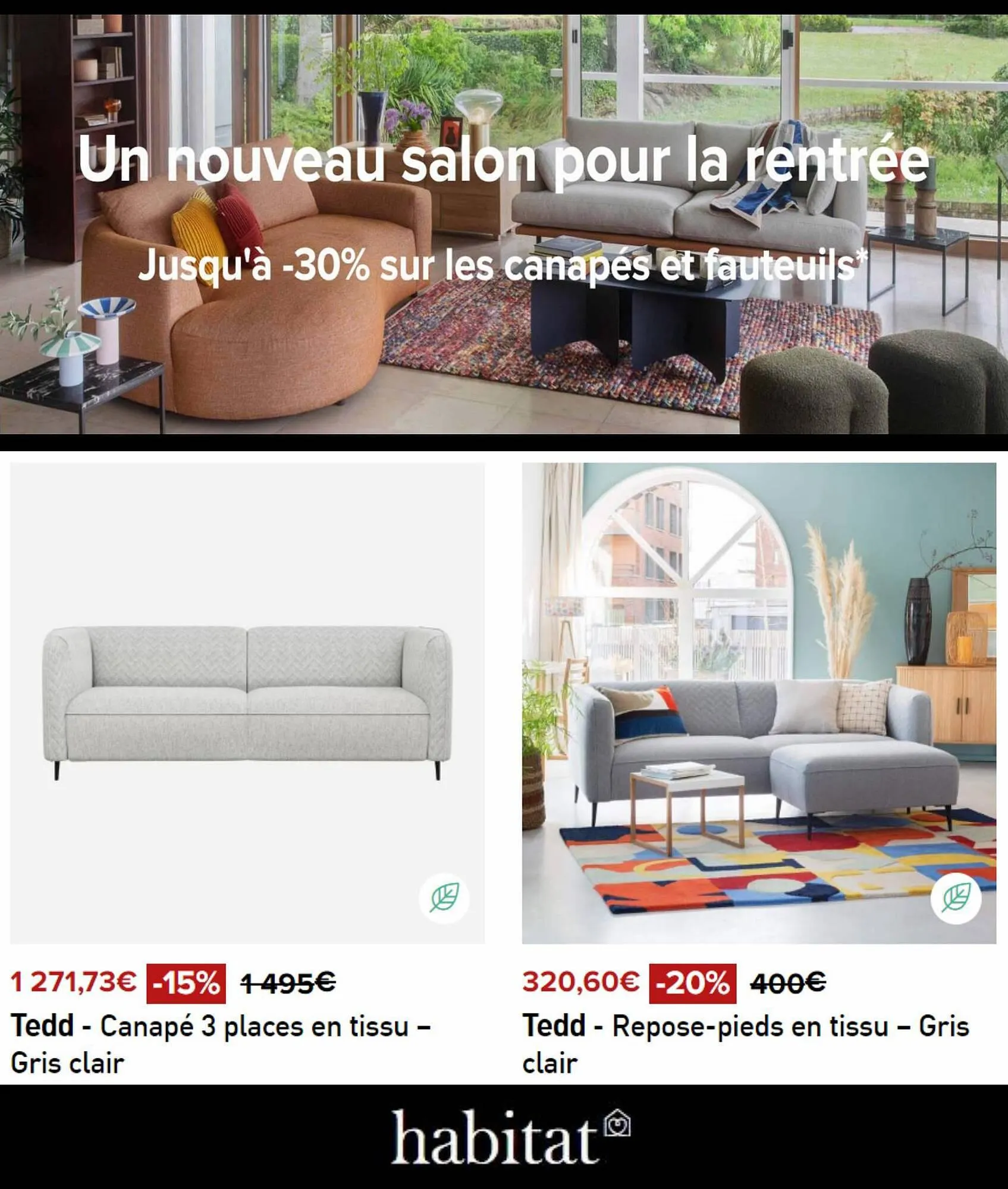 Catalogue Habitat du 9 août au 15 août 2023 - Catalogue page 3