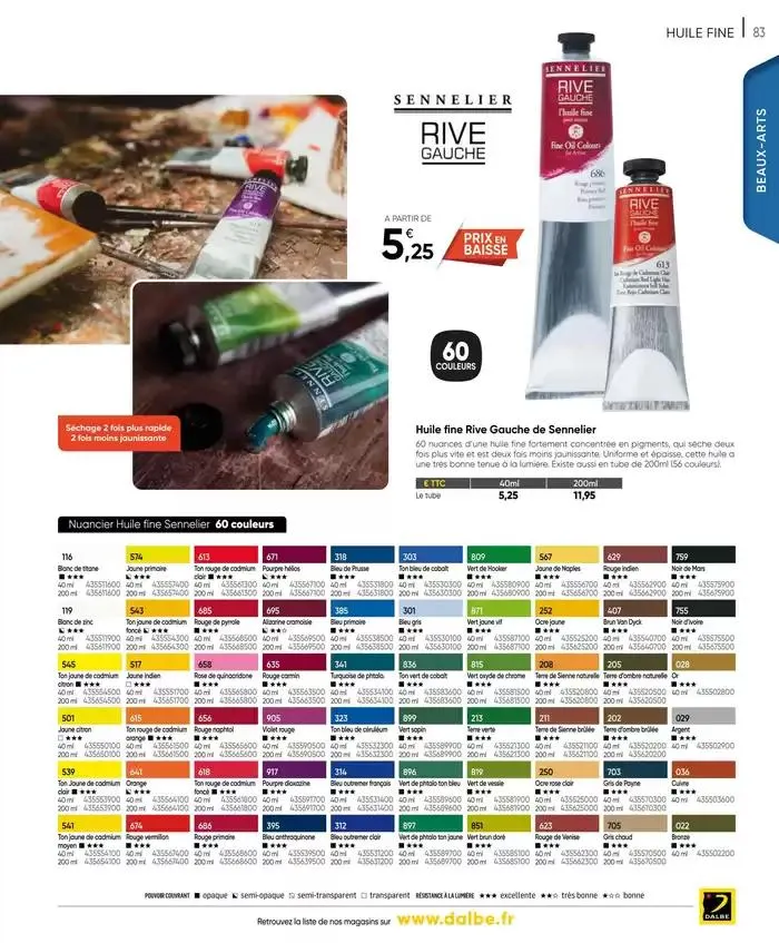 CATALOGUE DALBE 2025 du 27 janvier au 31 décembre 2025 - Catalogue page 85