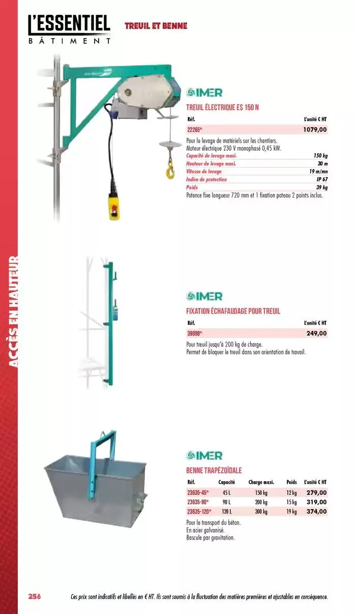 Essentiel Batiment 2025 du 3 janvier au 31 décembre 2025 - Catalogue page 258