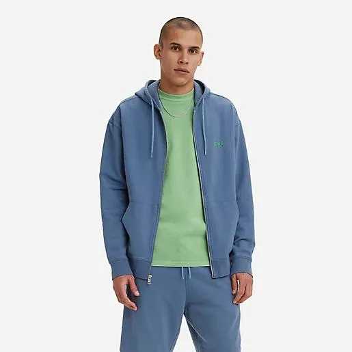 Sweatshirt zippé à capuche homme SUNSET B