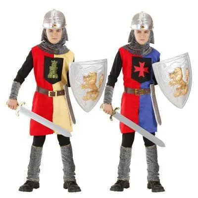 Déguisement de Chevalier pour garçon - 8/10 ans - Couleur au Choix