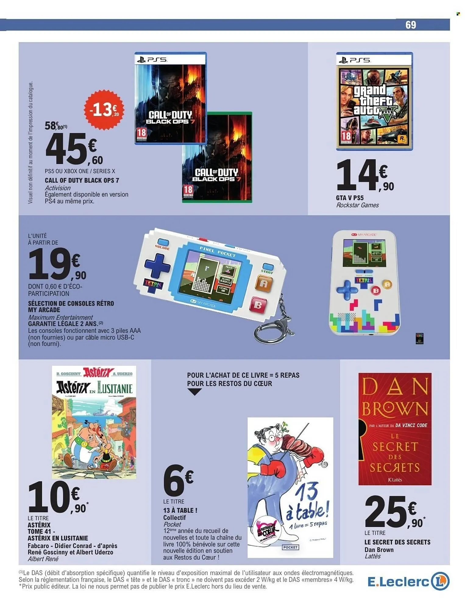 Catalogue E.Leclerc du 16 décembre au 27 décembre 2025 - Catalogue page 69