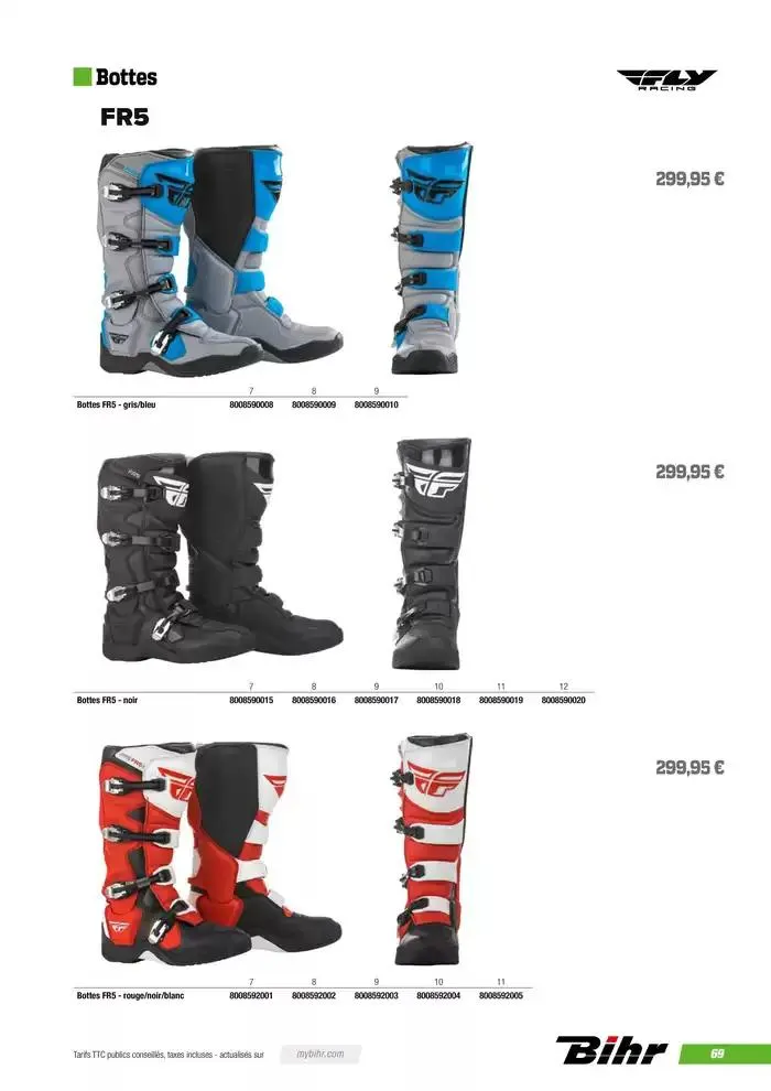 FLY RACING 2025 du 20 novembre au 31 août 2025 - Catalogue page 71