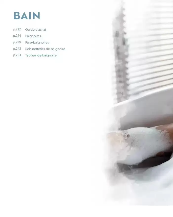 SALLE DE DE BAINS ET CARRELAGE 2025 du 11 avril au 31 décembre 2025 - Catalogue page 222