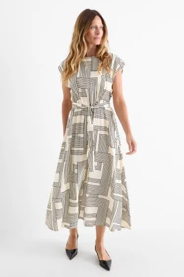 Fit & flare dress - patterned