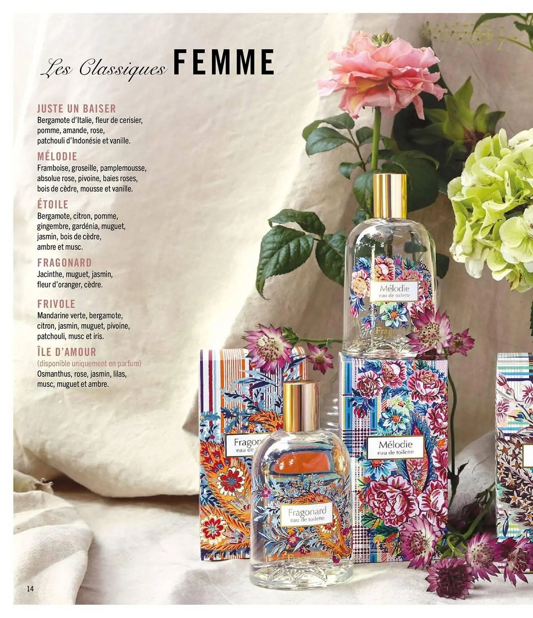 Catalogue Fragonard du 1 avril au 31 décembre 2026 - Catalogue page 14