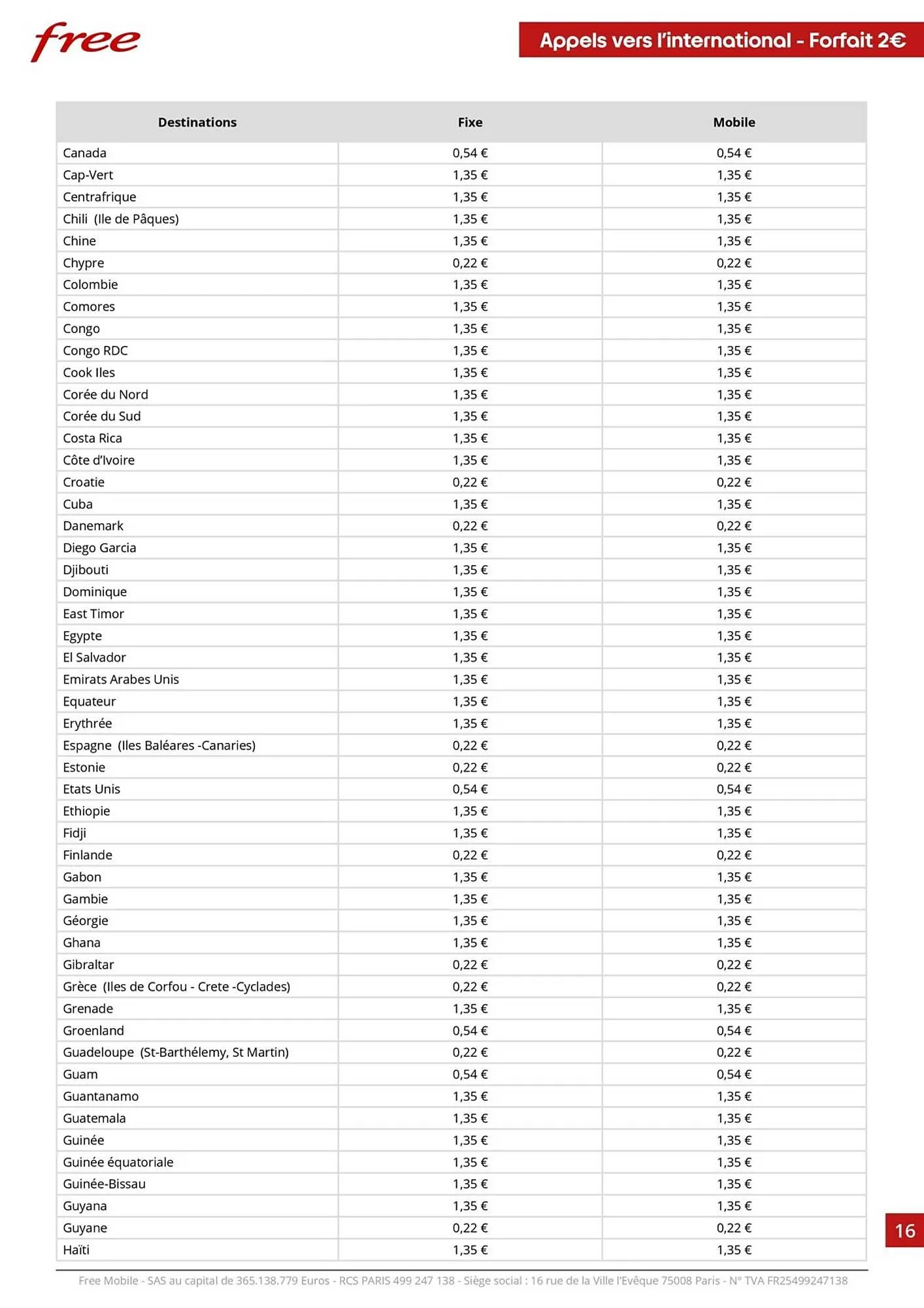 Catalogue Free du 23 janvier au 31 décembre 2023 - Catalogue page 16