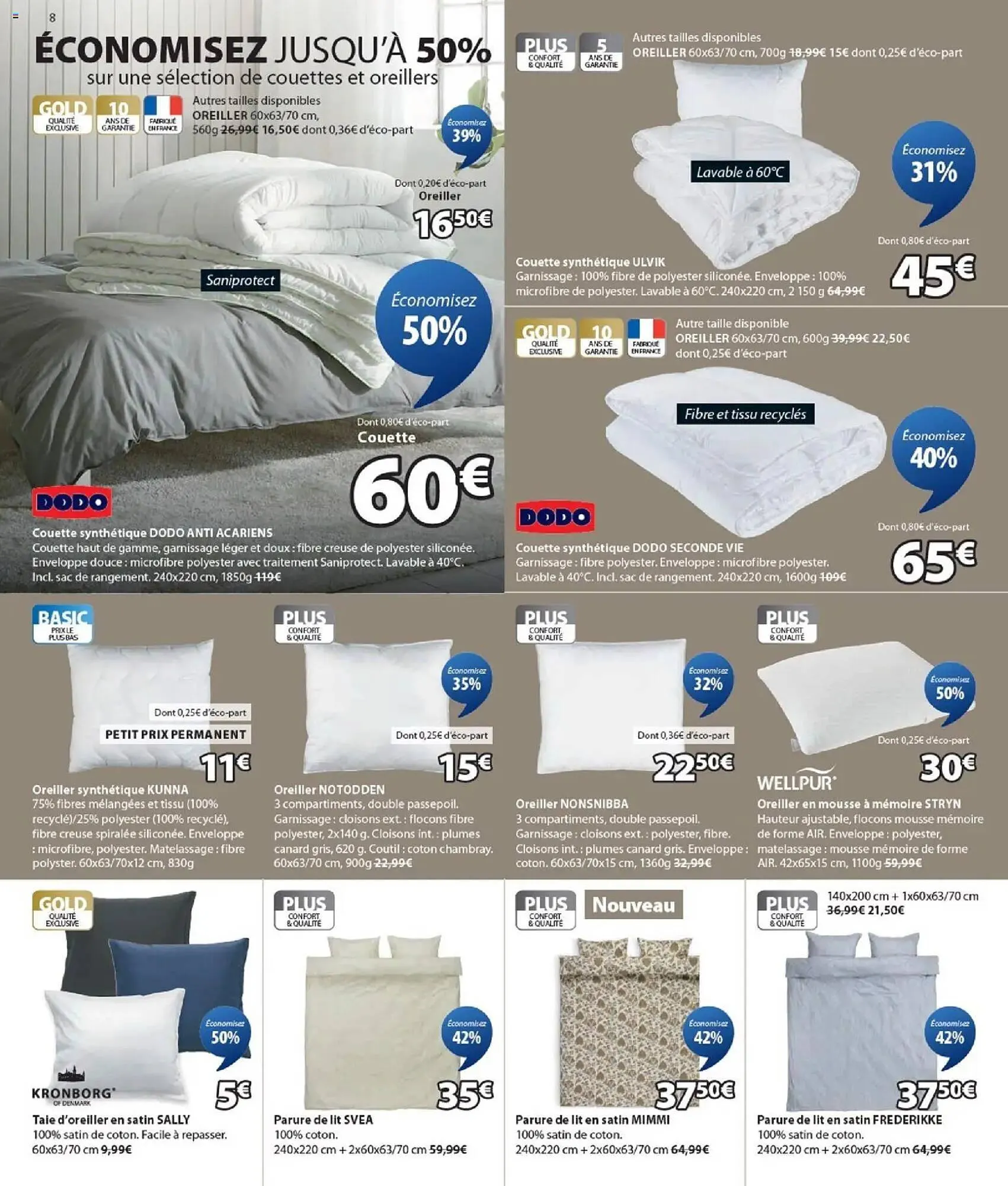 Catalogue JYSK du 5 mars au 16 mars 2026 - Catalogue page 8