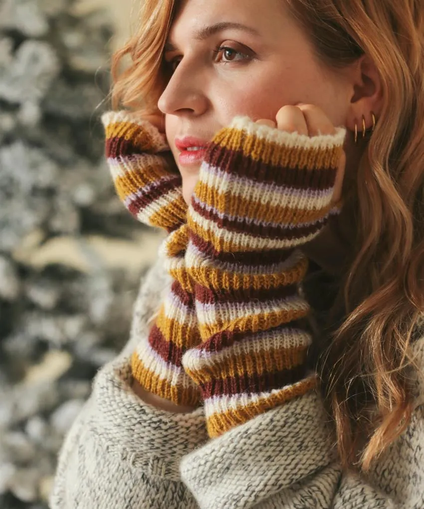 Longues Mitaines rayées Kimi