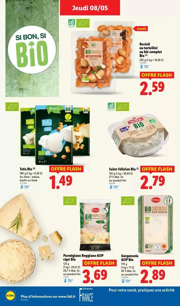 Profitez d'une baisse de prix dans les supermarchés Lidl sur vos produits du quotidien ! du 8 mai au 14 mai 2025 - Catalogue page 30
