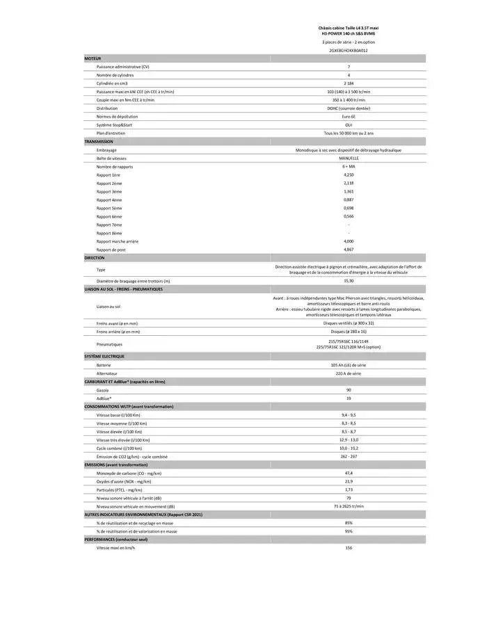 Opel Movano du 4 avril au 4 avril 2026 - Catalogue page 185