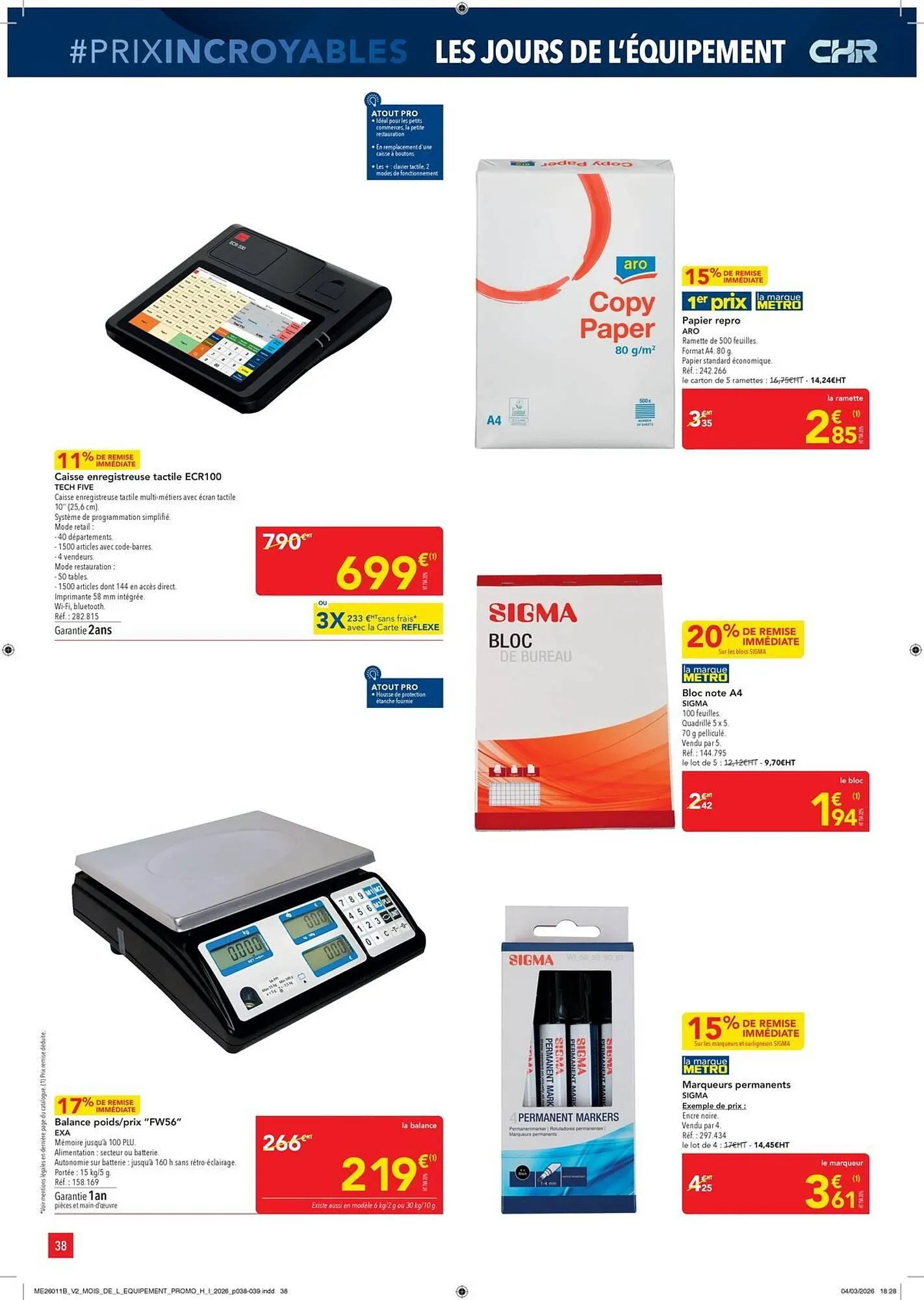 Catalogue METRO du 27 mars au 20 mai 2026 - Catalogue page 38