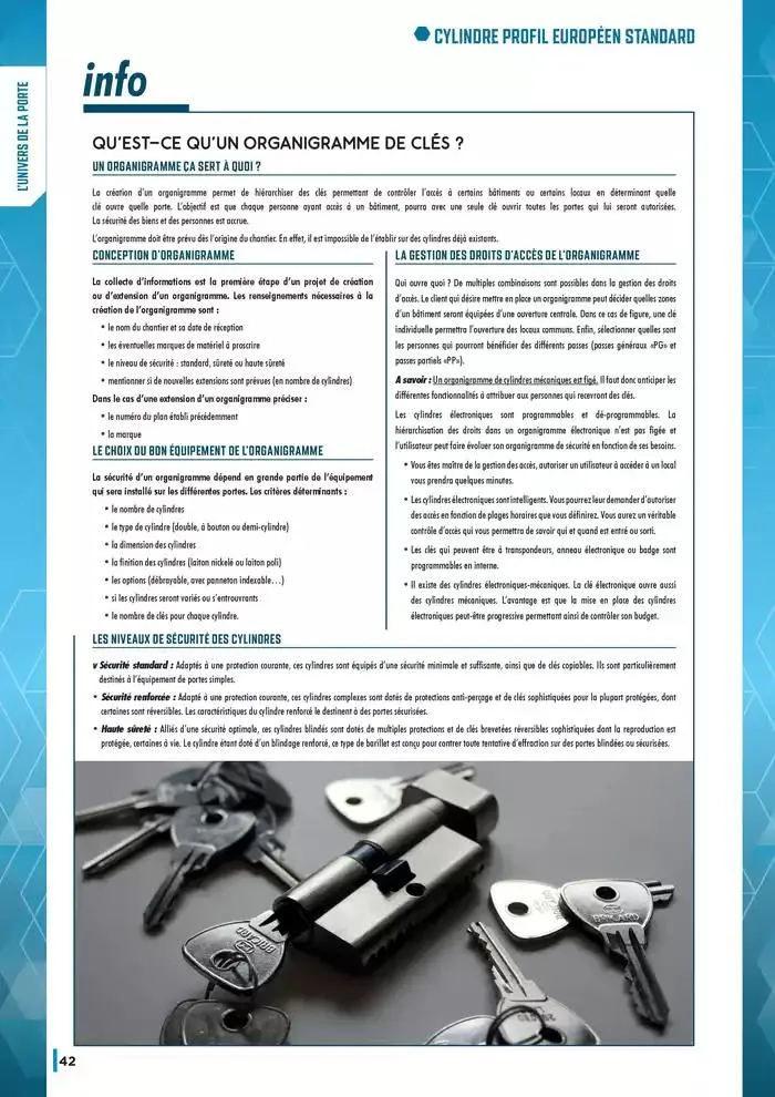 Guide Quincaillerie Serrurerie 2025 - 2026 du 1 avril au 1 avril 2026 - Catalogue page 44
