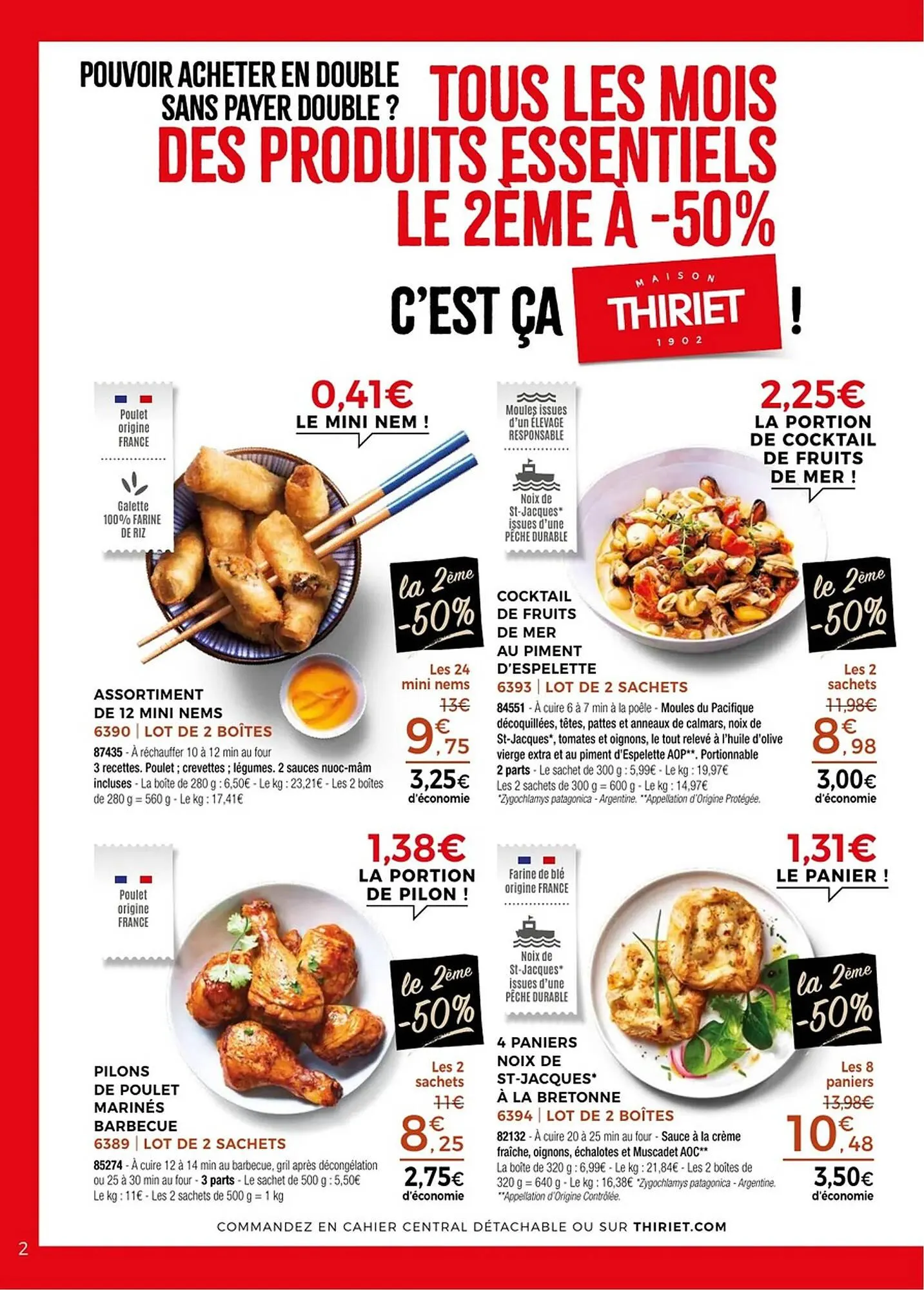 Catalogue Thiriet du 11 juillet au 6 août 2025 - Catalogue page 2